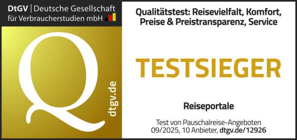 Pauschalreise Testsieger DtGV 025