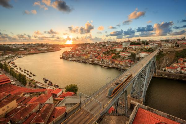 Portugal: Blick auf Porto