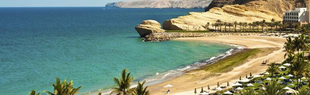 Muscat, Strand, Palmen Muscat