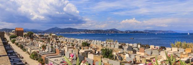 Saint Tropez Friedhof, Meer, Küste Saint Tropez