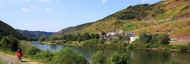 Mosel, Fahrrad, Fluss, Hügel Trier