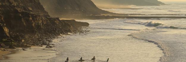 Strand, Küste, Surfer Ericeira