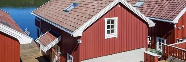 Das rote Feriehus ved Saltstraumen Das rote Feriehus ved Saltstraumen