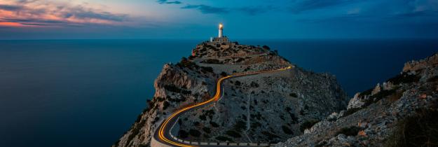 Cap Formentor bei Abenddämmerung