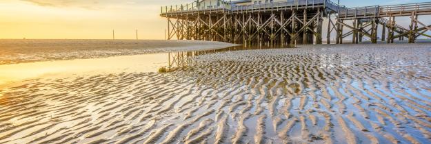 Deutschland: Schleswig-Holstein - St.Peter-Ording - Wattenmeer - Nordsee