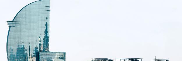 Strand, Skyline Barcelona