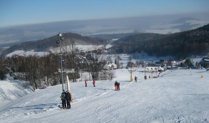 Skigebiet im Zittauer Gebirge
