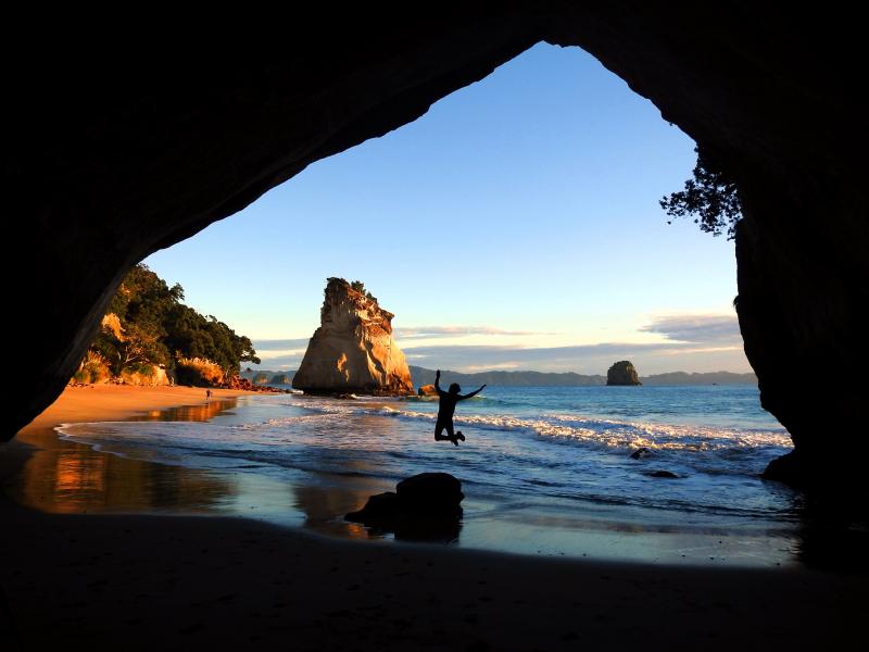 Neuseeland: Cathedral Cove