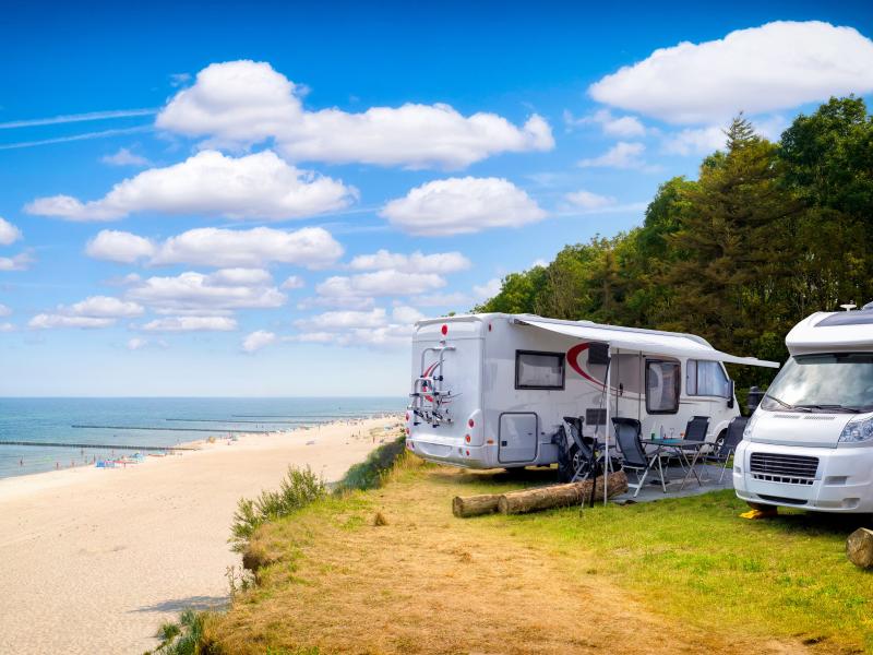 Wohnmobil am Meer