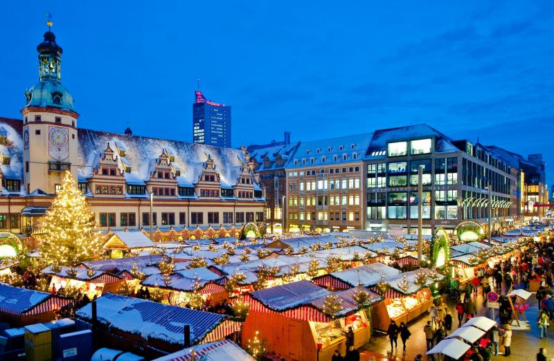 Weihnachtsmarkt in Leipzig