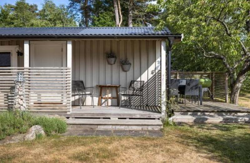 Terrasse vor Tiny-House