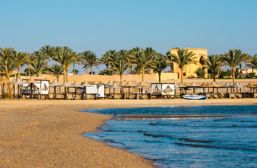 Bucht, Palmen, Strand Marsa Alam & Quseir