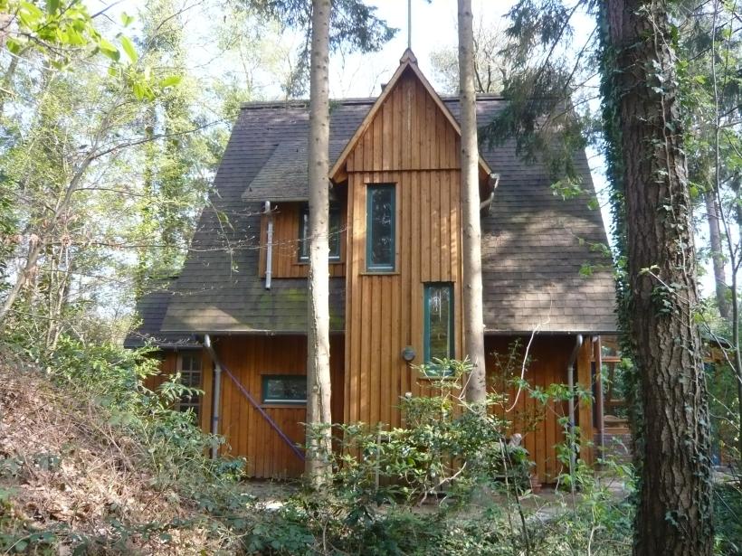 Das holzverkleidete Ferienhaus am Brandorffsee