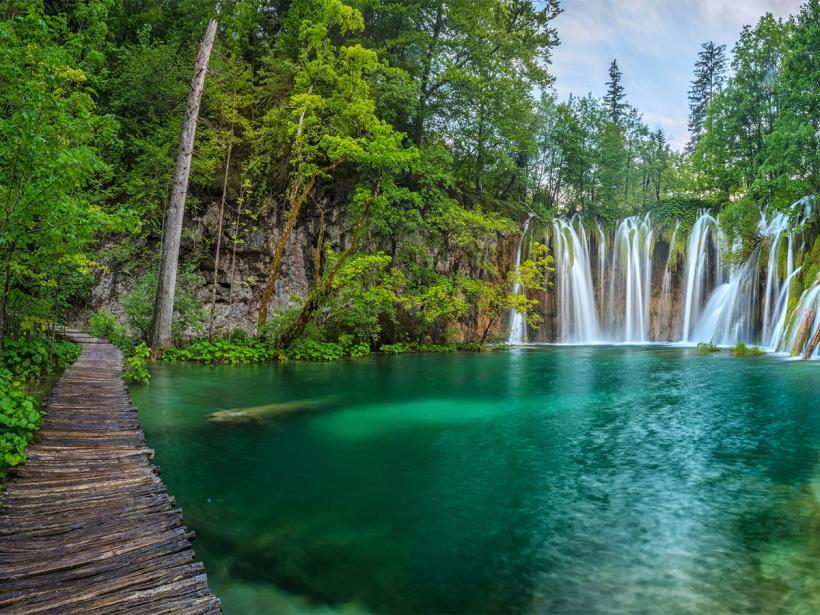 Wasserfall im Nationalpark Plitvicer Seen