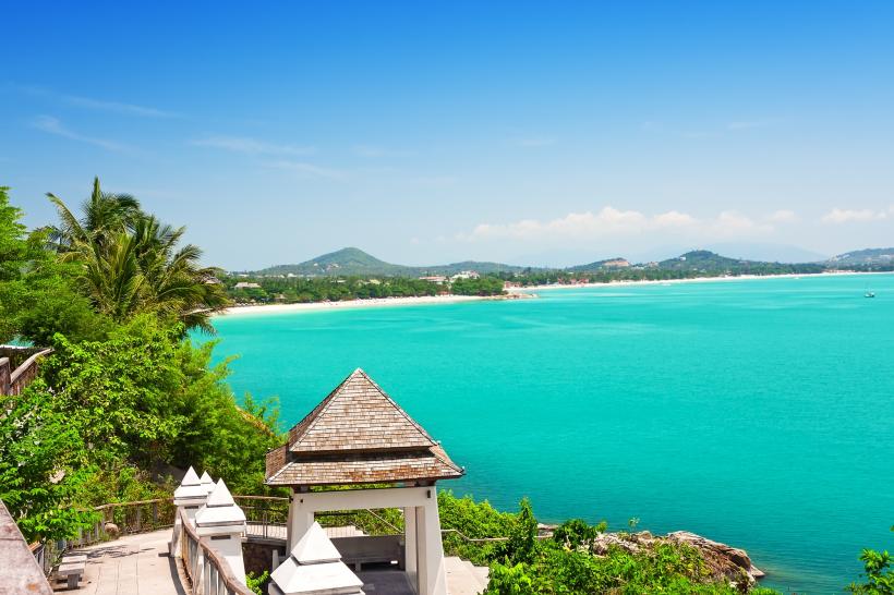 Palmenstrand auf Kho Samui