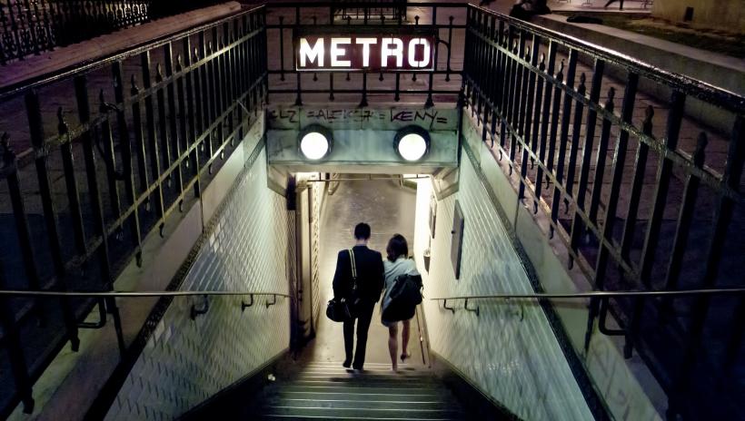 Eingang zur Metro in Paris