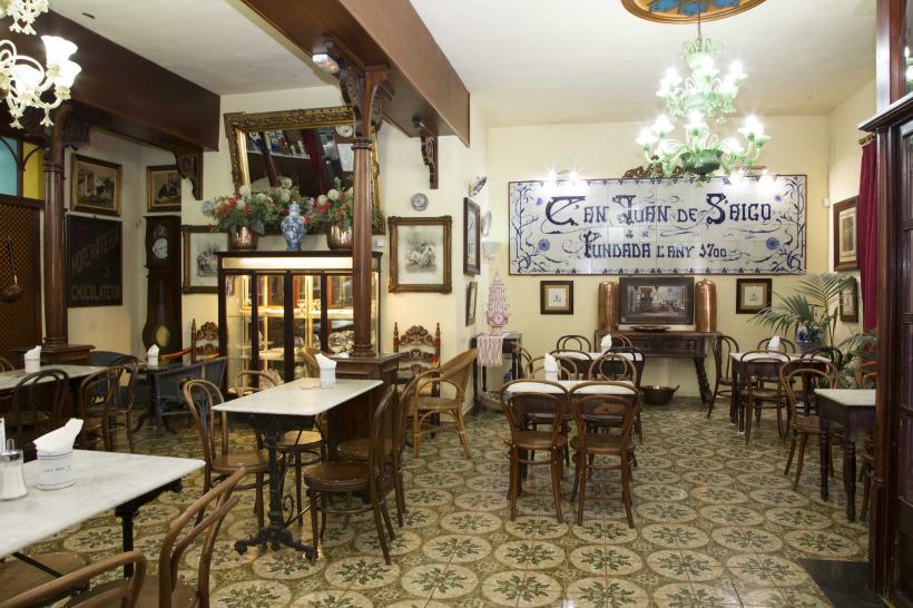 Café Can Joan de s'Aigo von Innen