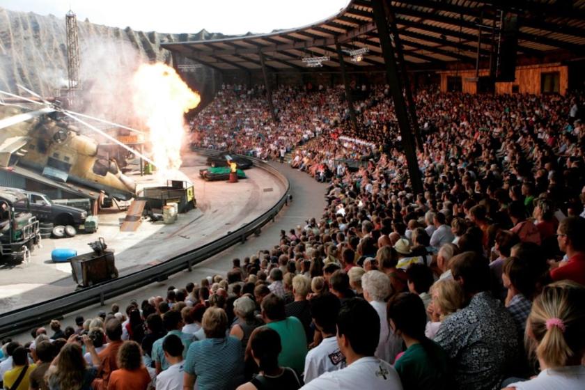 Stuntshow im Filmpark Babelsberg