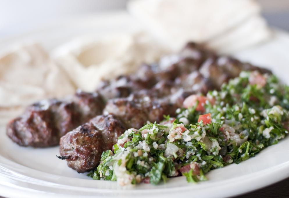 Fleischspieß, Köfte