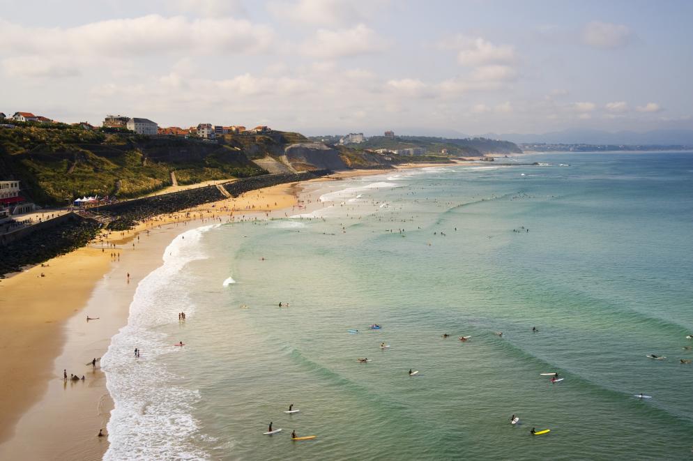 Plage de La Cote des Basques Biarritz