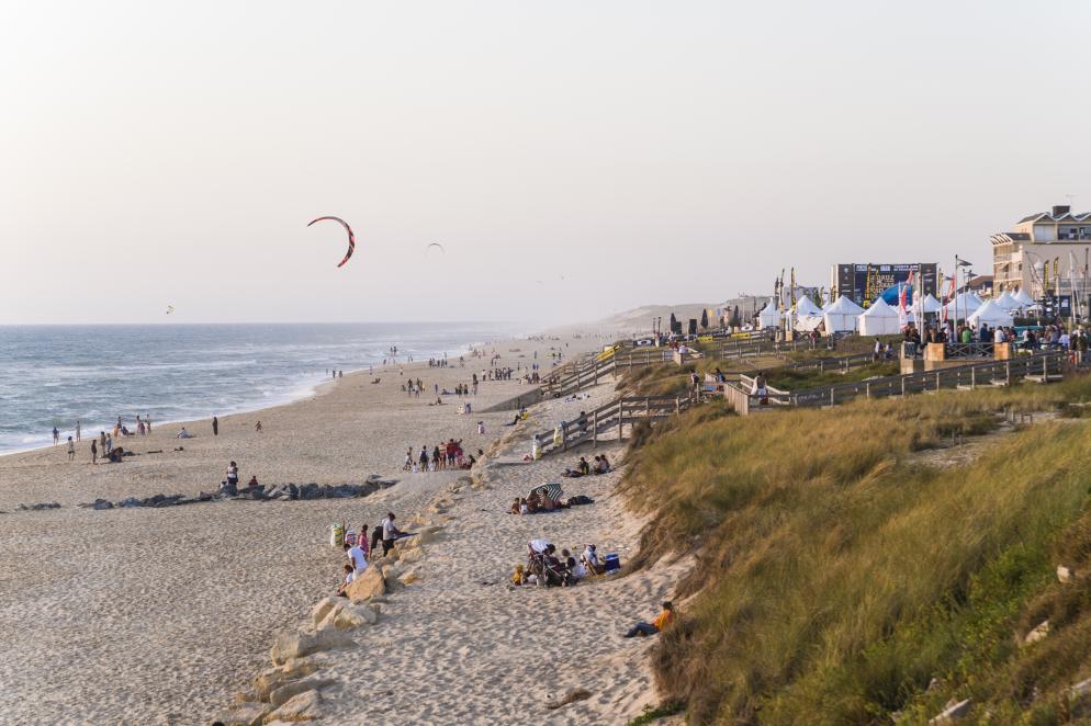 Kite, Strand, Menschen Lacanau Ocean