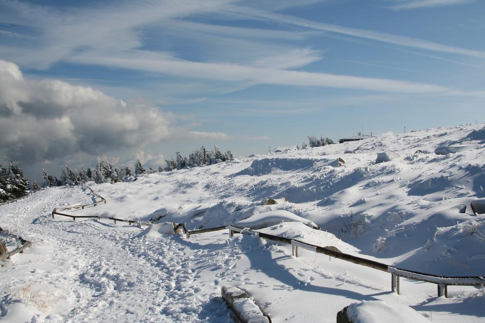 Winter, Berge, Schnee Harz