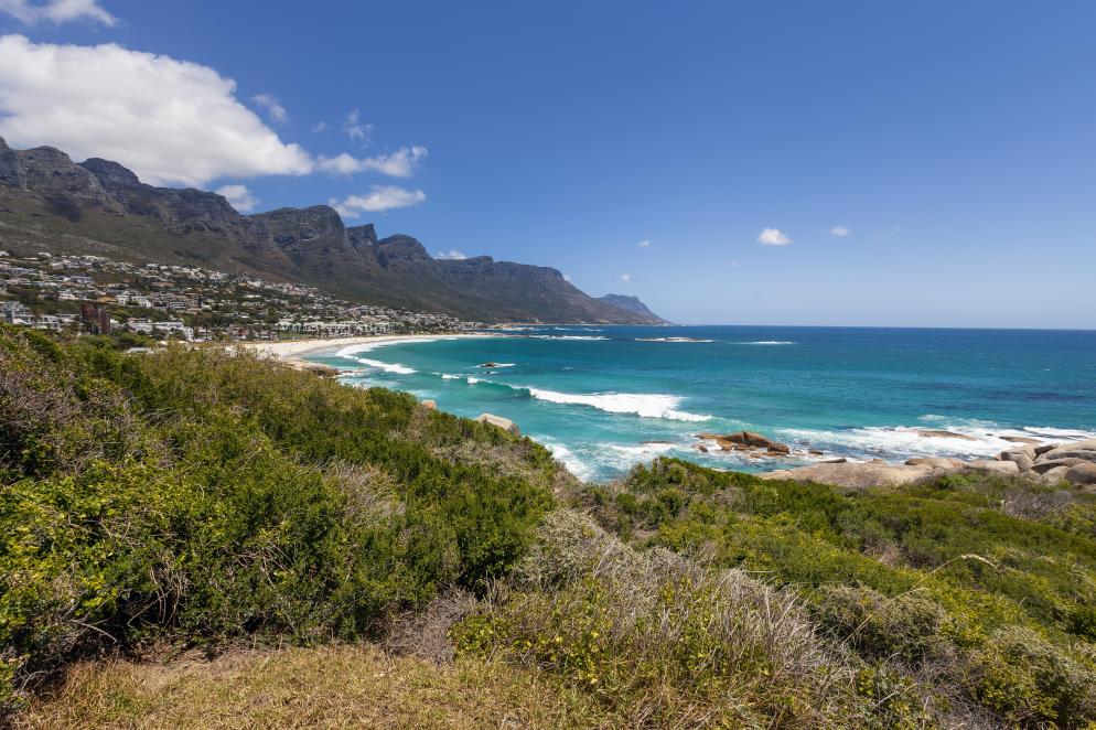 Strand, Berge, Küste Südafrika