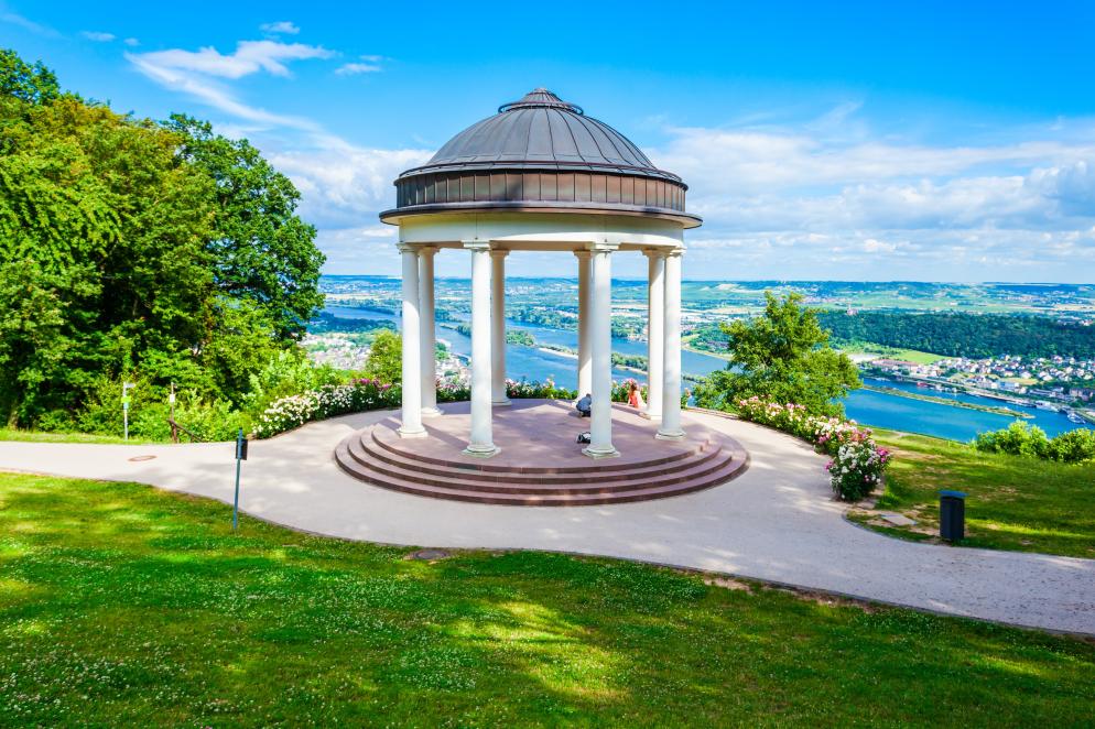 Rüdesheim Pavillon, Fluss, Stadt Rüdesheim