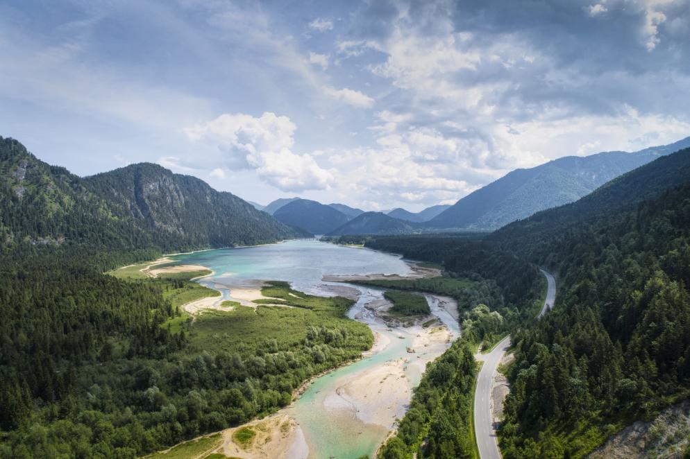 Wilde Isar, Sylvenstein, Bayern