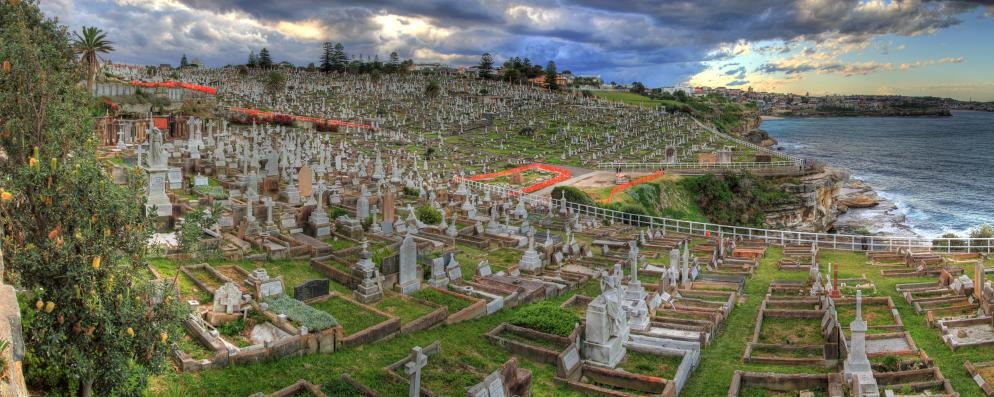 Friedhof, Meer, Küste