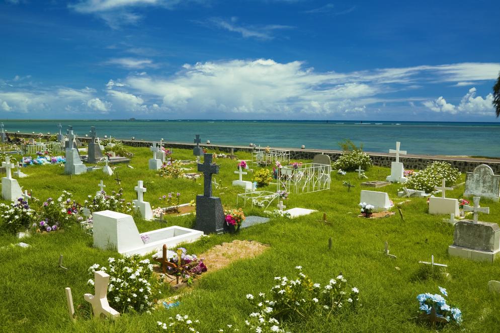Friedhof, Meer, Küste