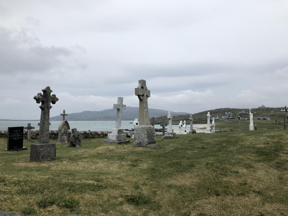 Friedhof, Meer, Strand Schottland
