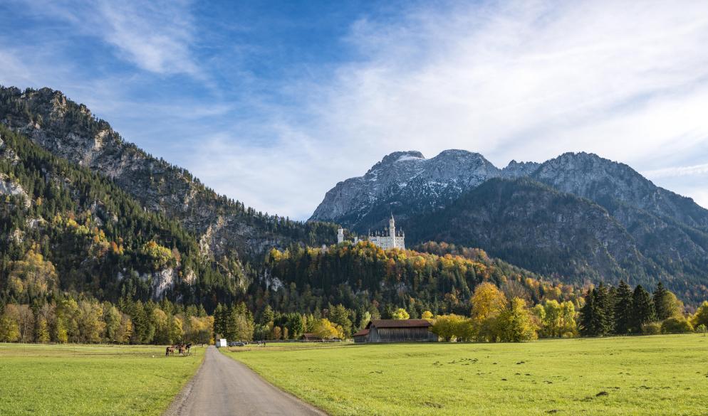 Neuschwanstein, Limes-Radweg Schwangau