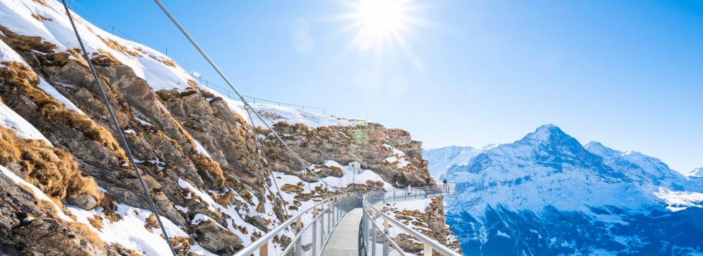 Themenwelt Winterurlaub: Schweiz Grindelwald Schnee