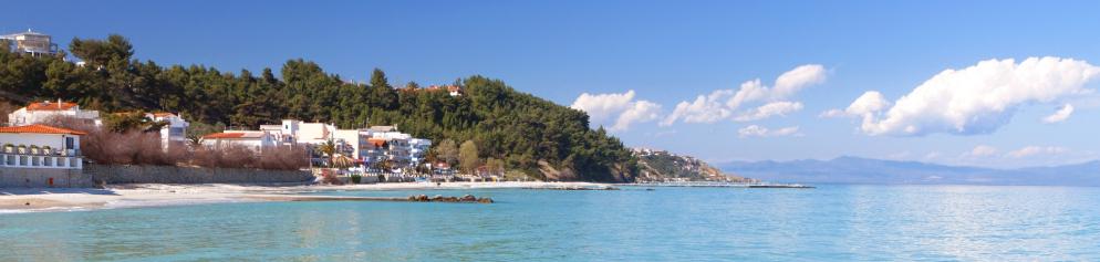 Blick auf Kalithea auf Rhodos