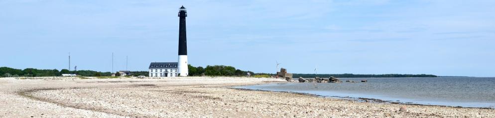 Leuchtturm, Strand, Meer Estland