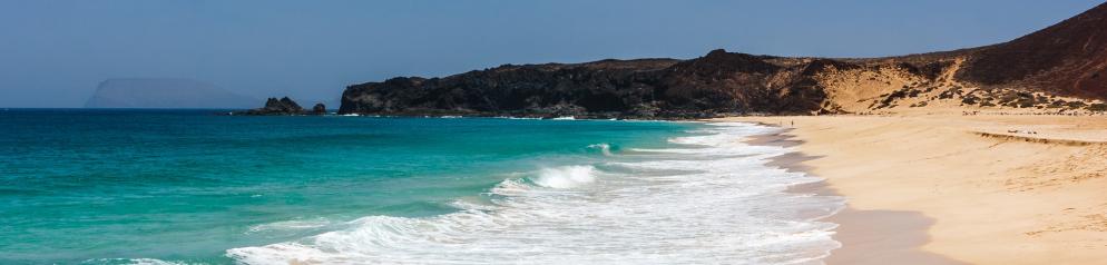 Playa de las Conchas Spanien