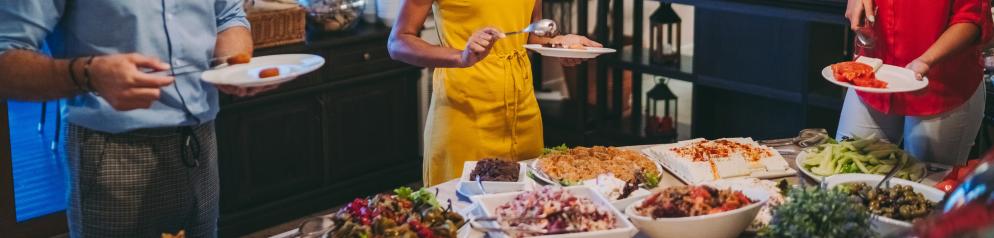 Hotel, Buffet, Gäste