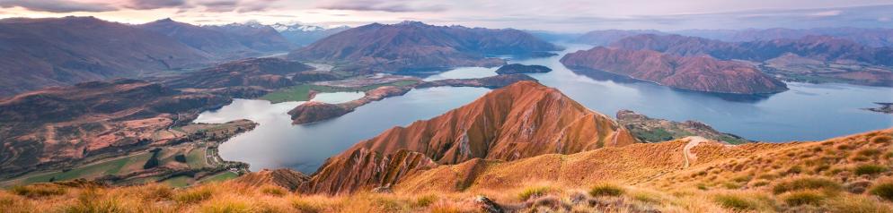 Berge, Panorama, See Neuseeland