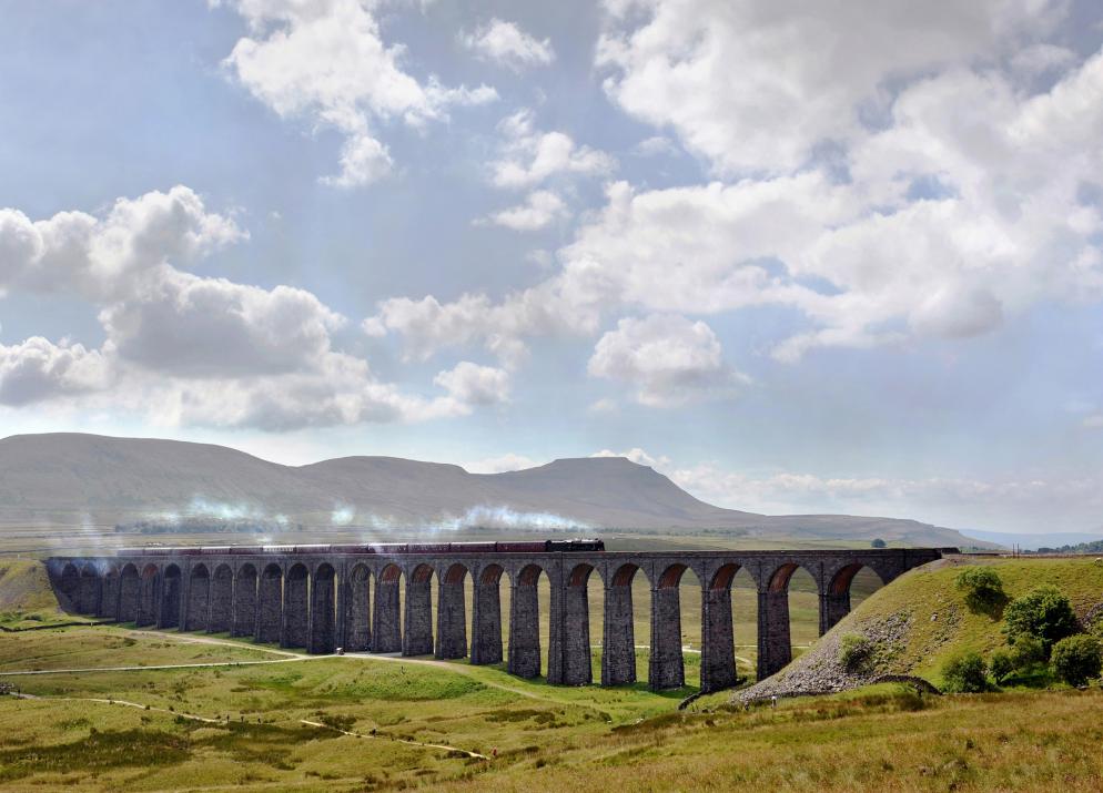 Ribblehead-Viadukt England