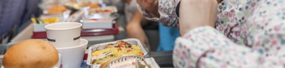 Flugzeug, Mahlzeit, Bord, Emotion