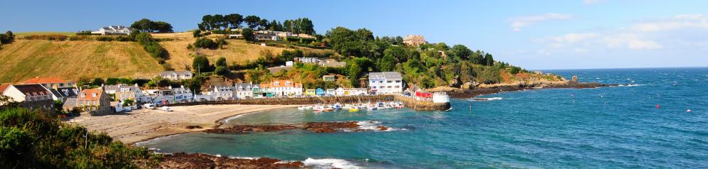 Rozel Harbour Guernsey (Kanalinsel)