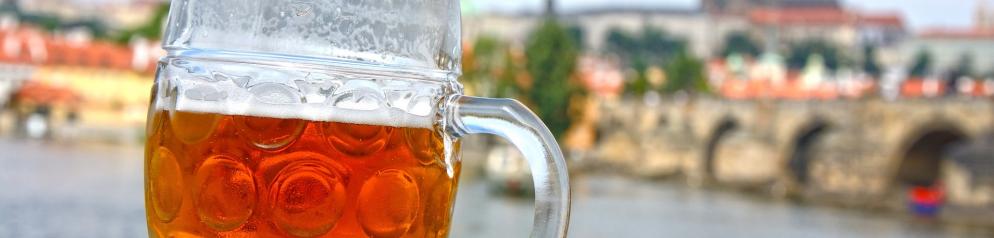 Bierkrug in Prag Bierkrug in Prag