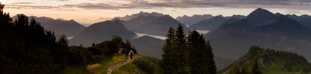 Berge, Wandern, Fernblick Bayerischer Wald