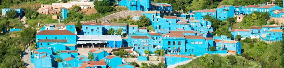 Das blaue Dorf Júzcar Das blaue Dorf Júzcar