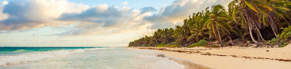 Strand in Tulum
