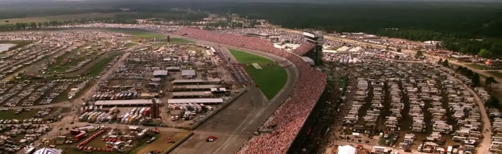 Rennstrecke von oben