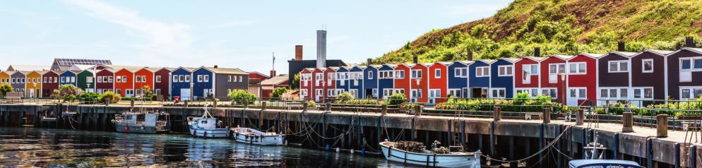 Bunte Häuserreihe, Anlegestelle