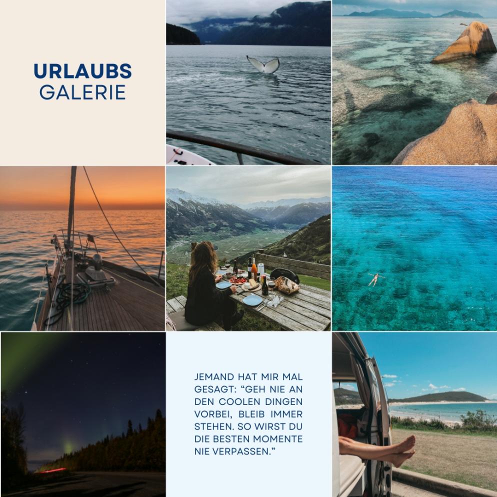 Kollage mit Urlaubsbildern Kollage mit Urlaubsbildern