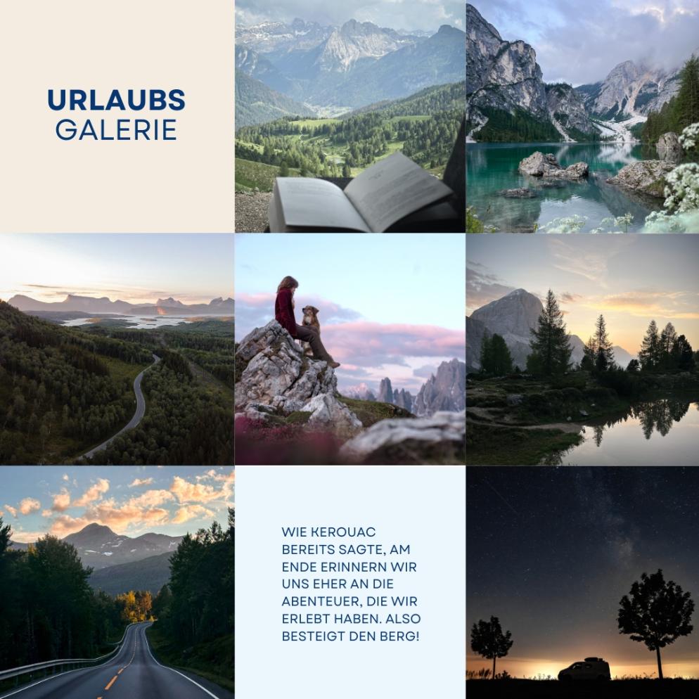 Urlaubsgalerie Katrin Schwurack Bilderkacheln mit Urlaubsbildern